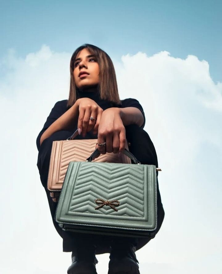 Patterned crossbody bag