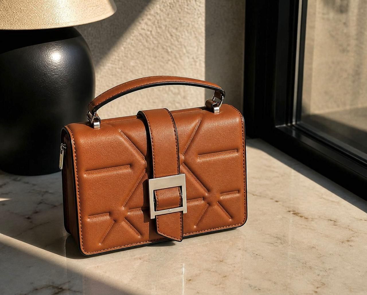 Bronze Symmetry classic cross body bag