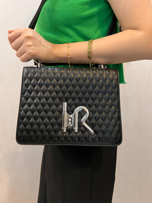 Luxe Rhombus Crossbody Bag