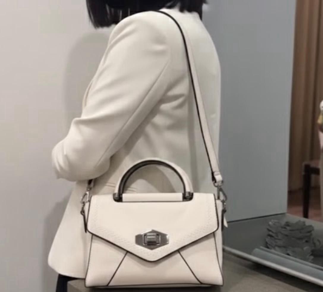 Title white valenza crossbody bag
