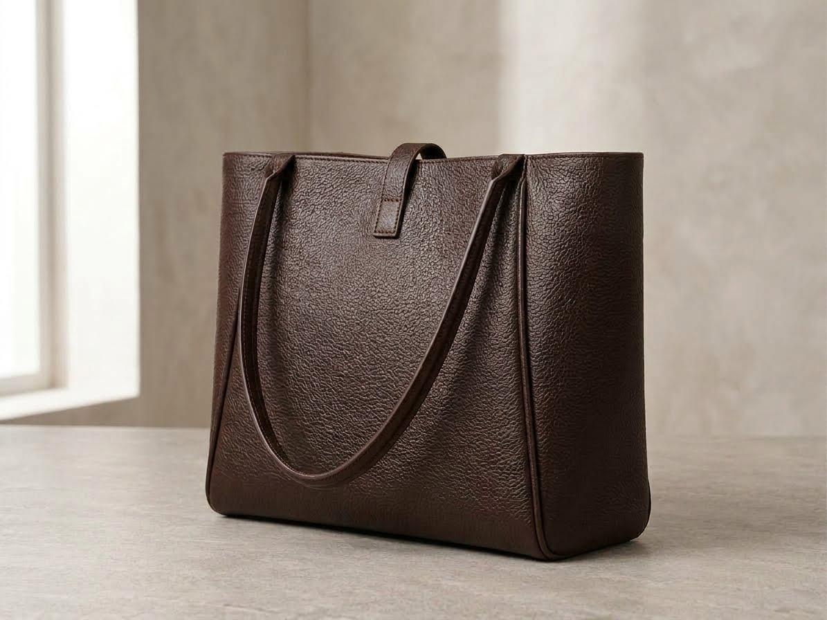 Vinora Tote- Chocolate brown
