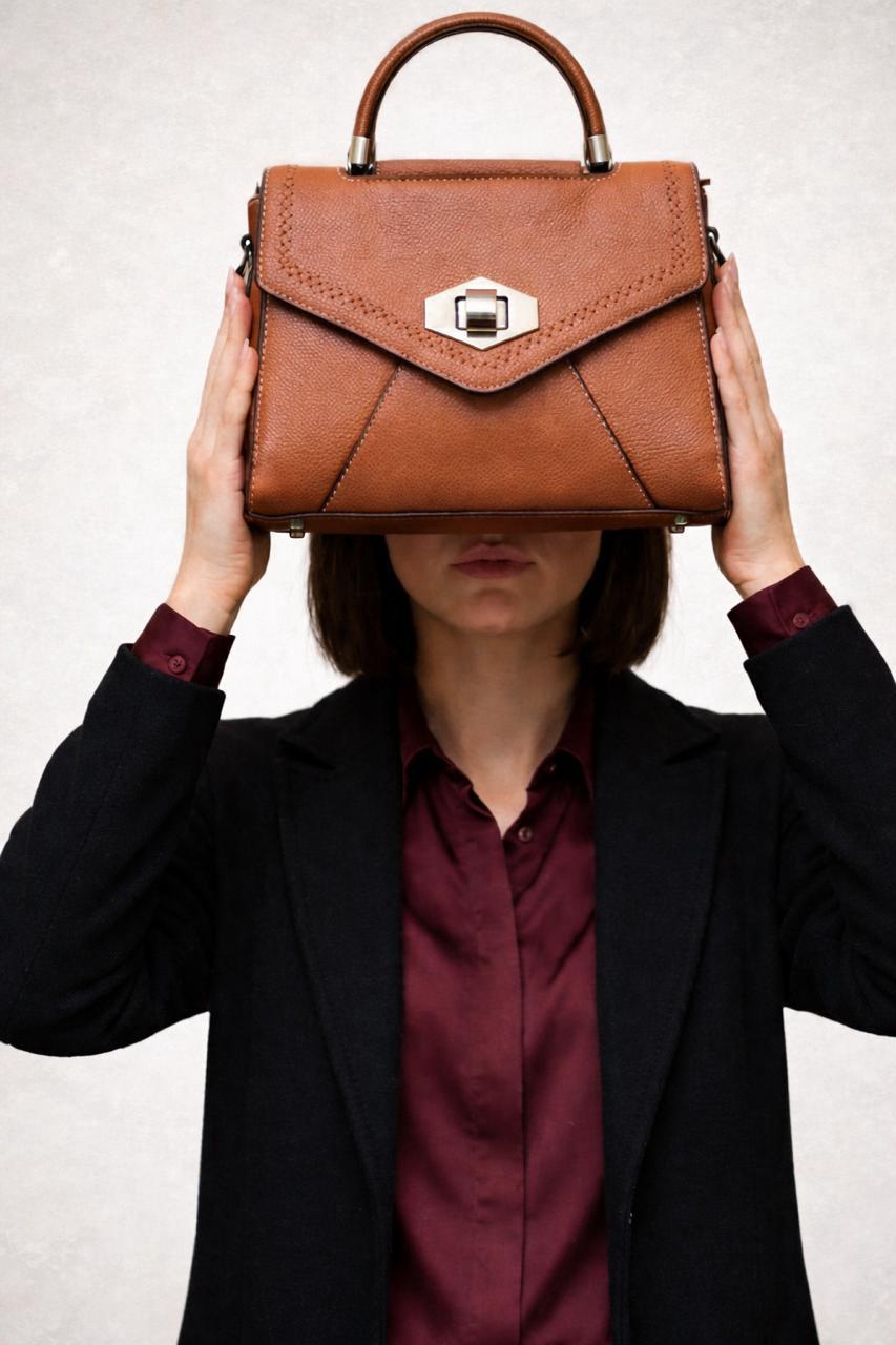 Bronze valenza crossbody bag